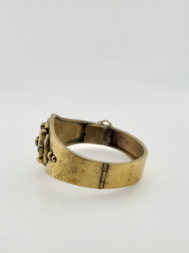 Georgian Style Emerald Cuff