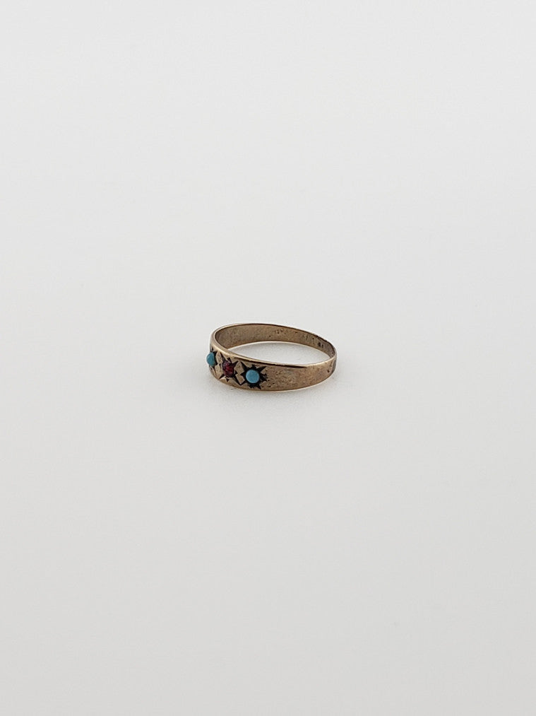 Firework Turquoise Baby Ring