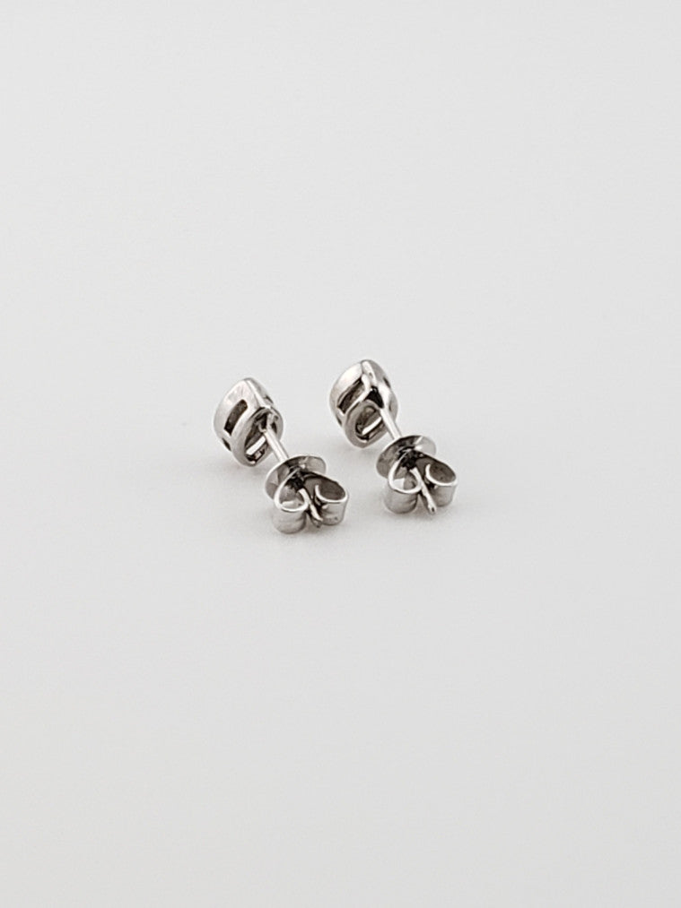 18k Marquise Studs