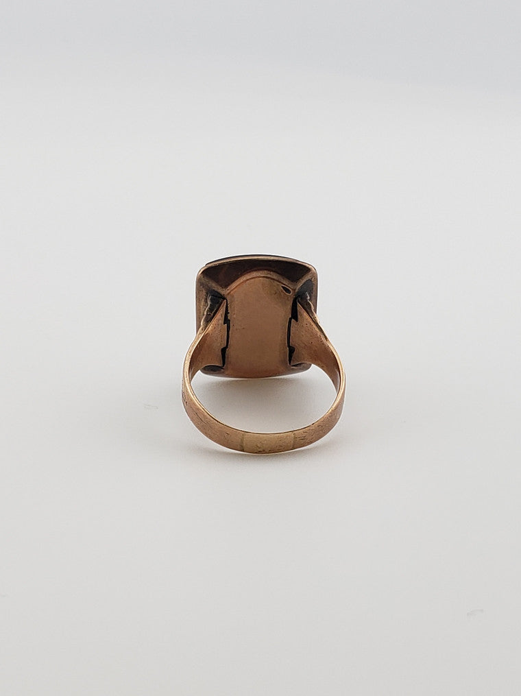 1890 Bearded Cameo Ring