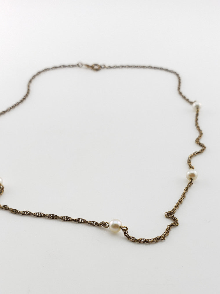 GF 5 Pearl Necklace