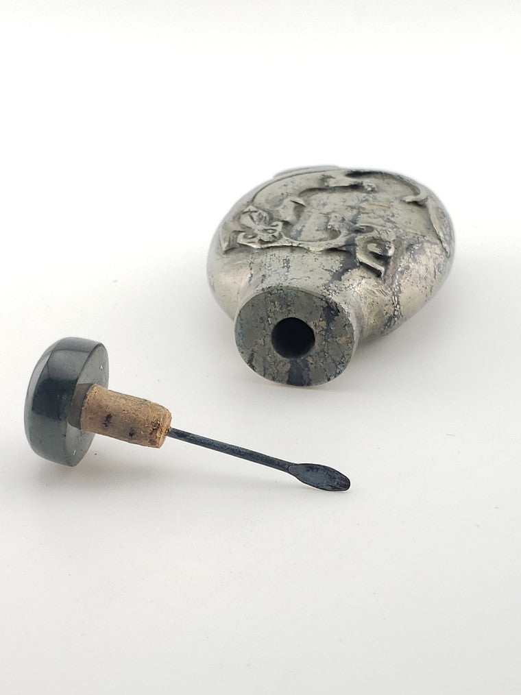 Small Mongolian Silver Snuff