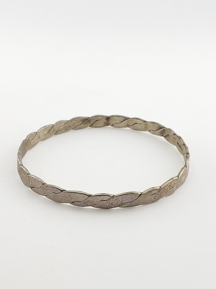 SS Braided Bangle