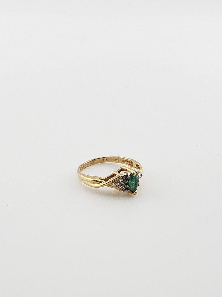 Emerald Marquise Ring
