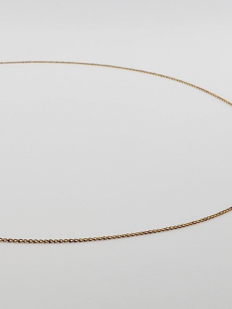 10k Dainty Curb Chain