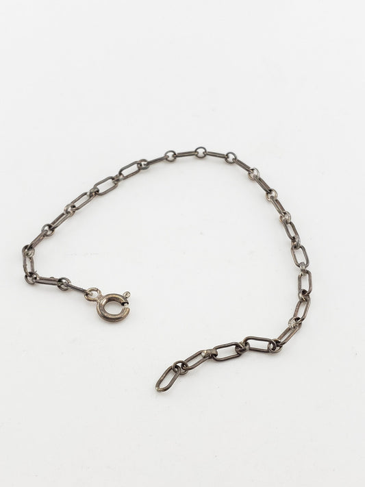 SS Paperclip Link Bracelet
