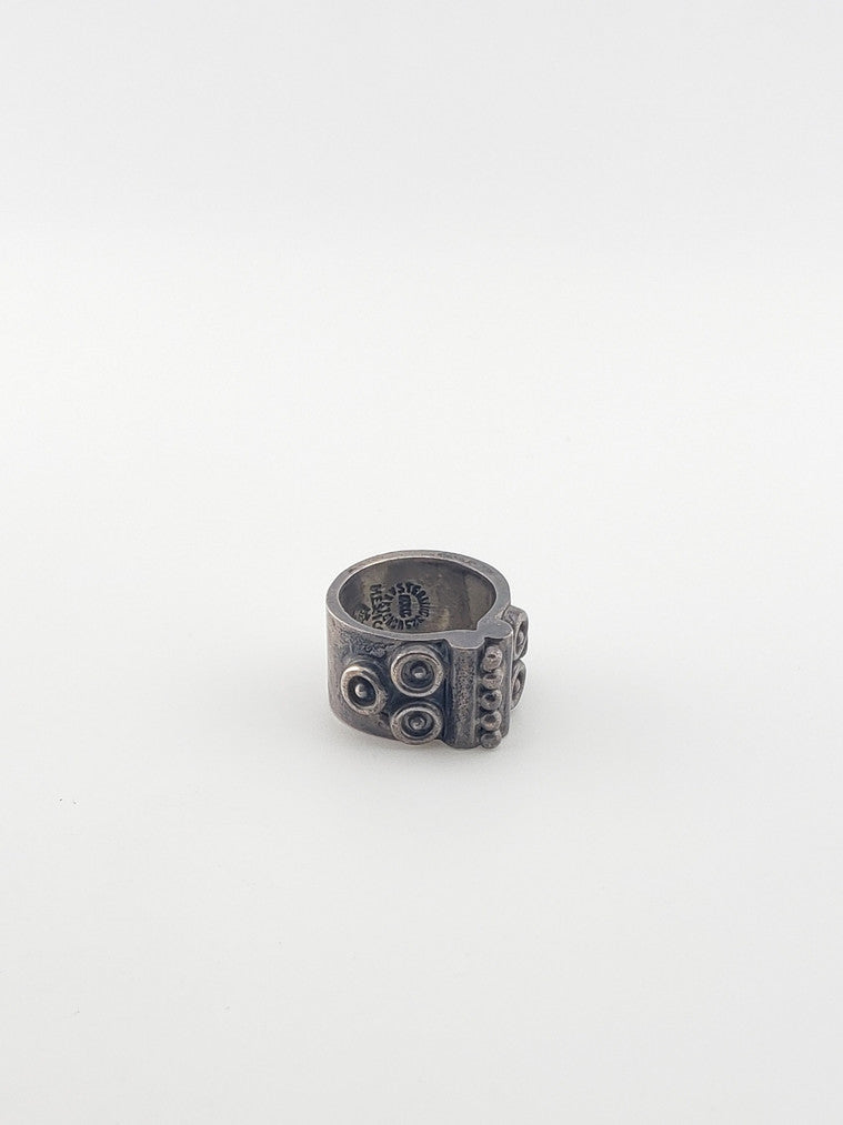Silver Circles & Bead Band