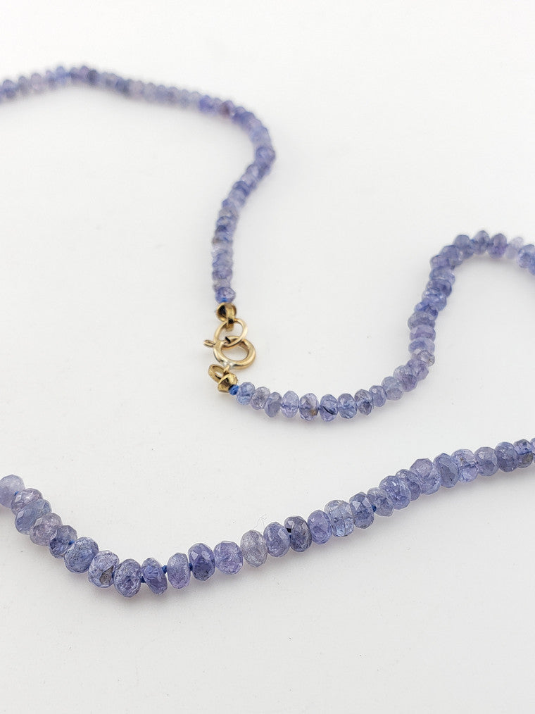 17" Tanzanite Bead Strand