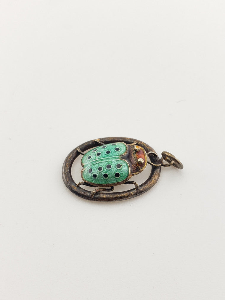 SS Vintage Bug Charm Pendant