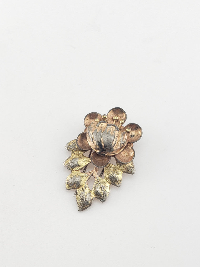 Vermeil Art Deco Clip