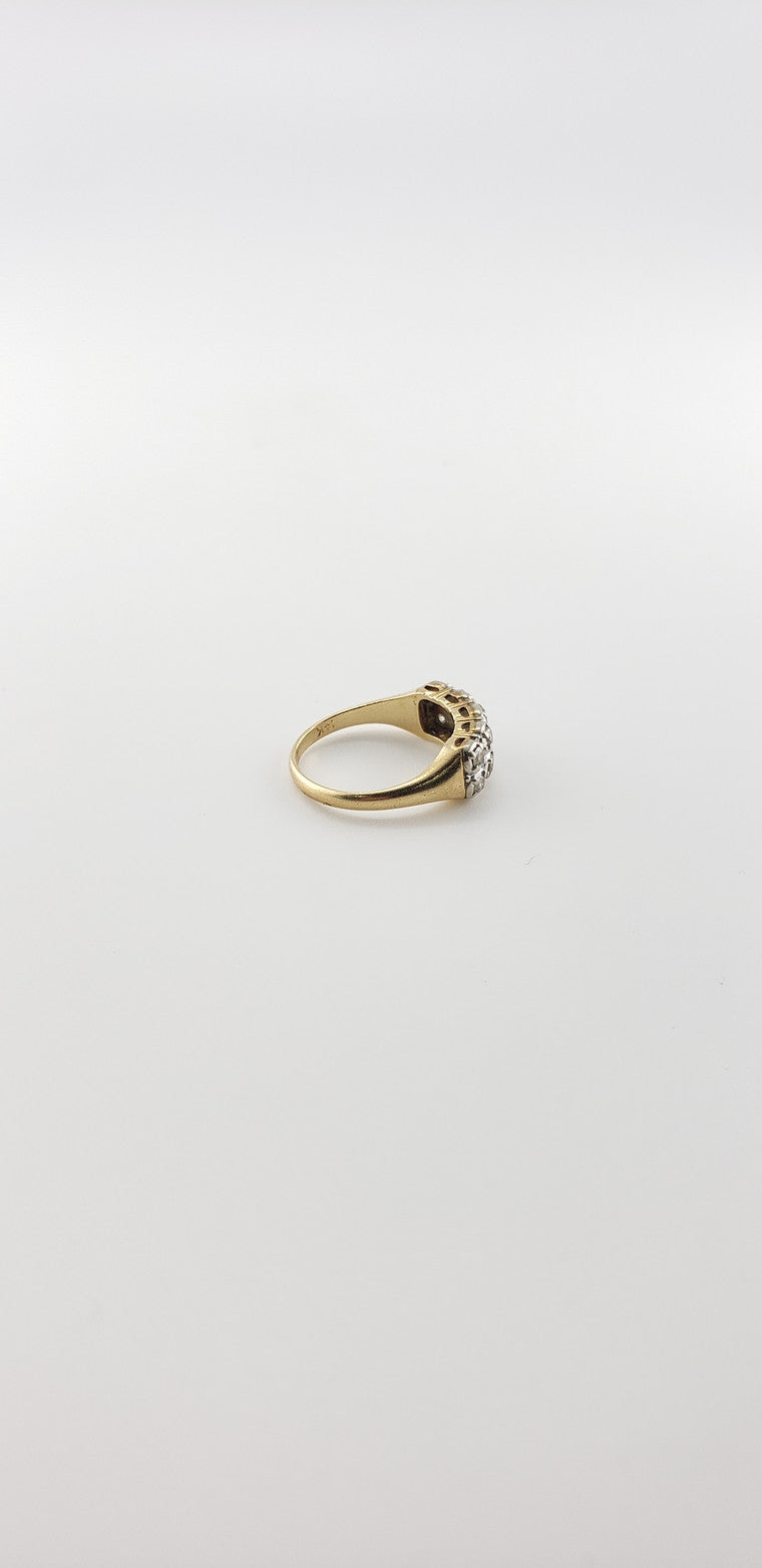 Two Row Diamond Band