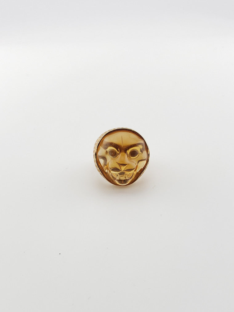 Citrine Cougar Ring