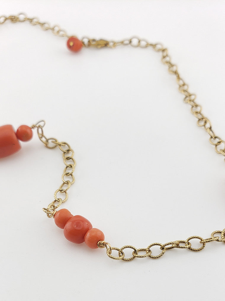 GF Coral Necklace