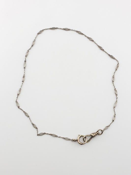 14k WG and Platinum Watch Chain