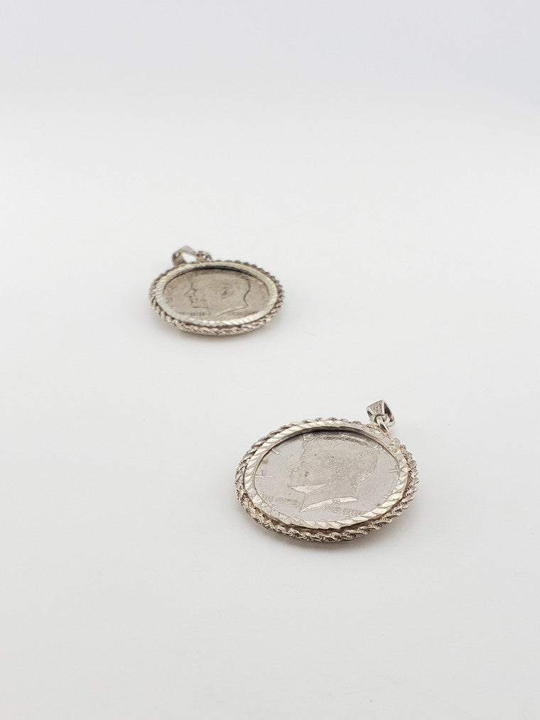 SS Kennedy 1/2 Dollar Coin Bezel