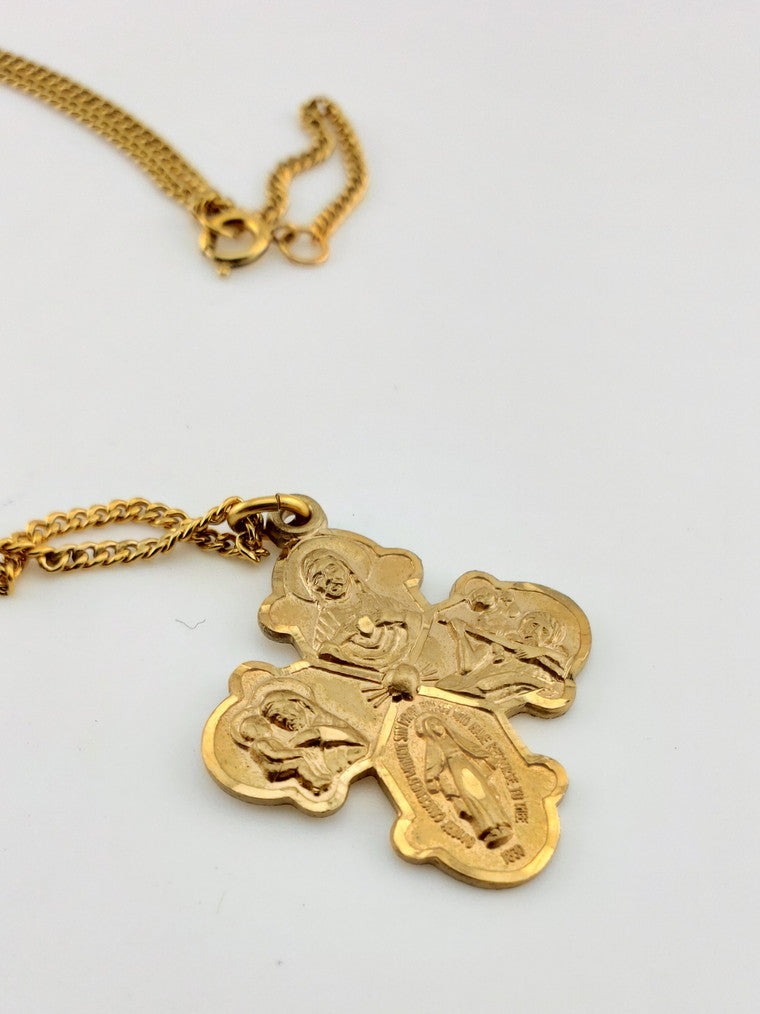 GF Catholic Saint Pendant Necklace