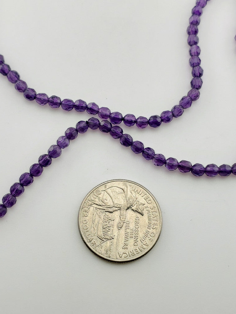 GF Faceted Amethyst Strand