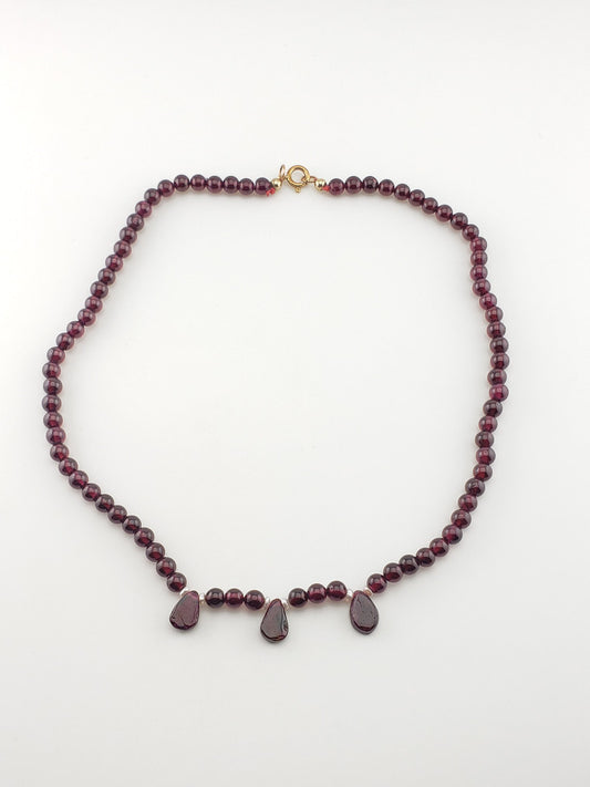 GF Garnet Bead Strand
