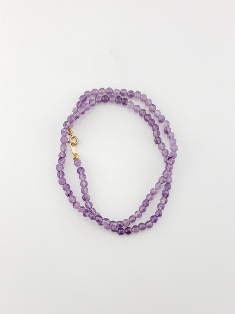 Small Amethyst Strand 13"