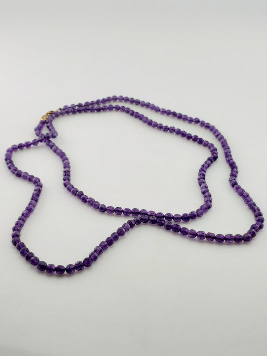GF Faceted Amethyst Strand