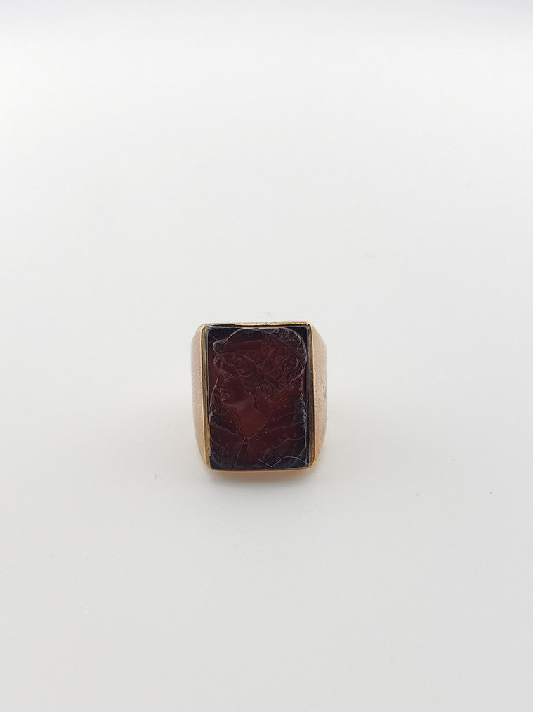 Left Facing Cameo Ring
