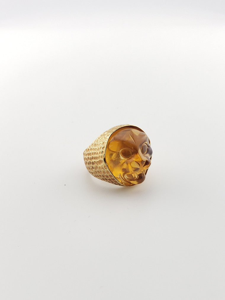 Citrine Cougar Ring