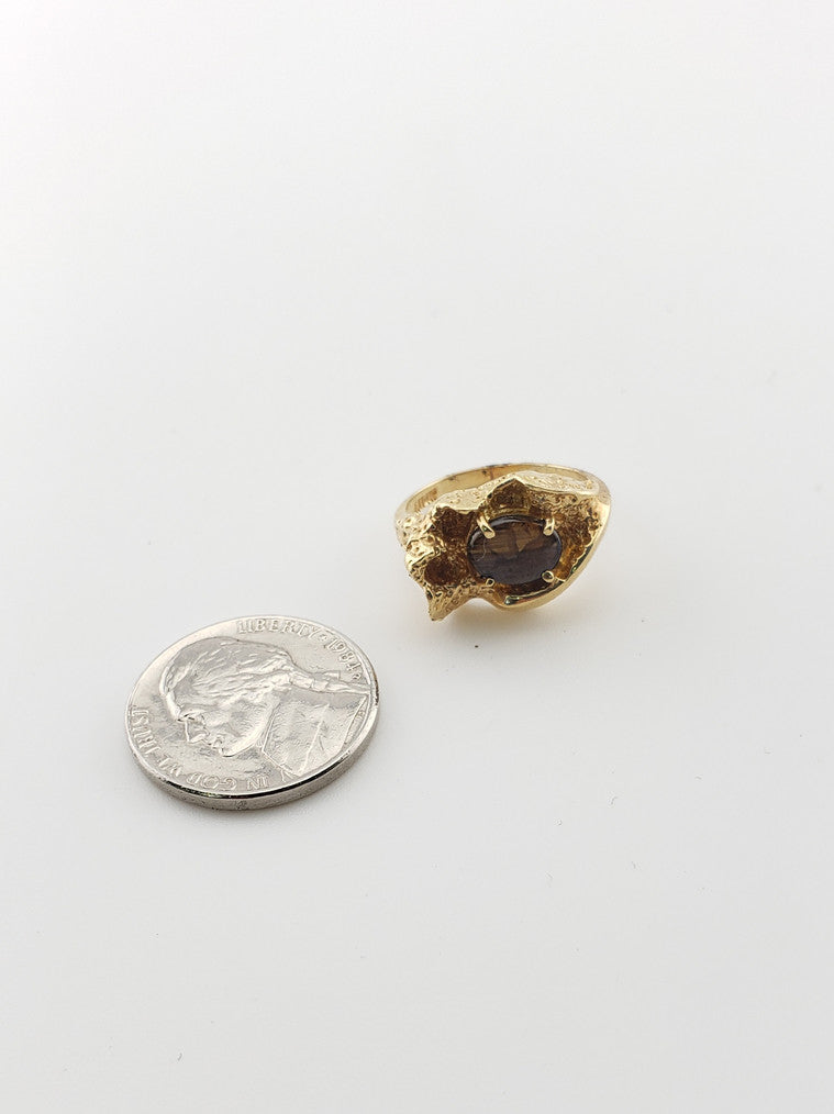 Organic Star Sapphire Ring