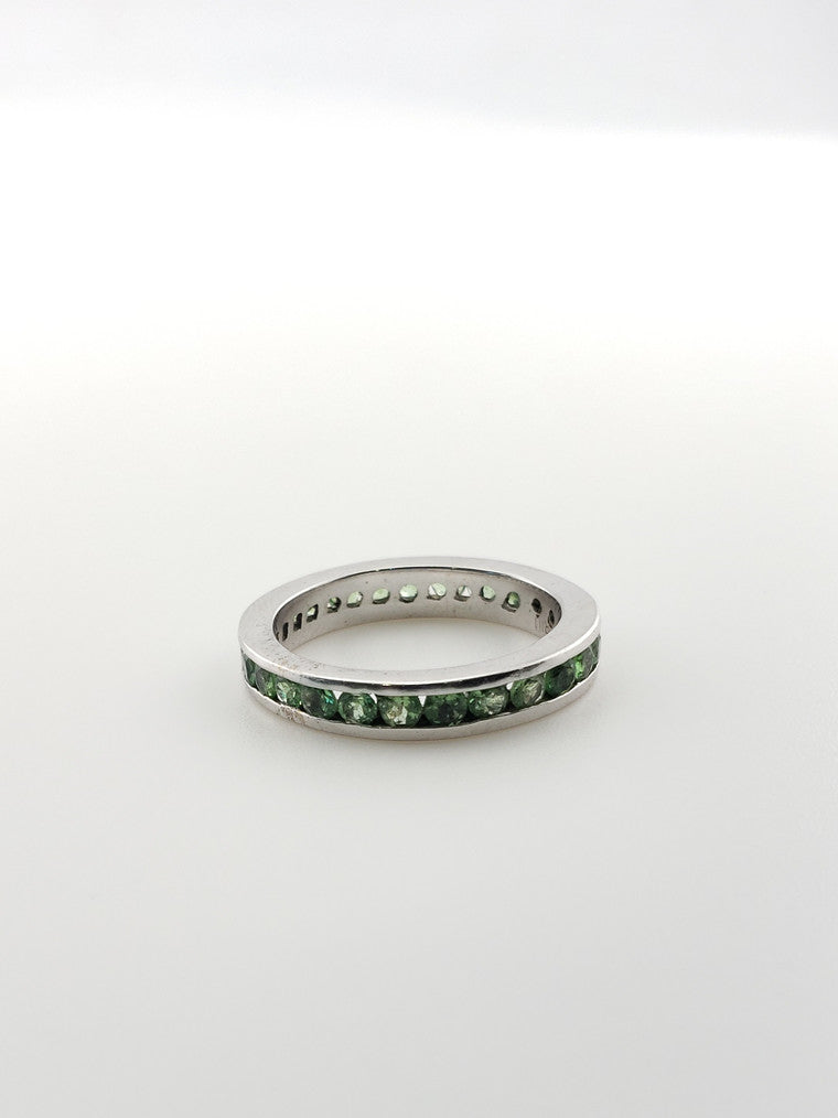 Tsavorite Eternity Band