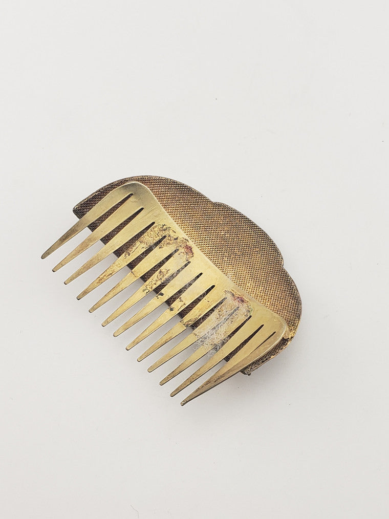 1850-1899 Antique Enamel Hair Comb