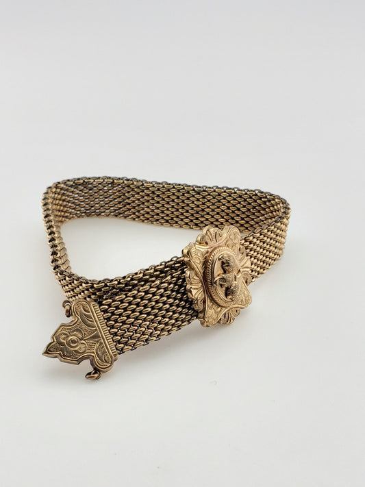 C.1885 Victorian Mesh Slide Barcelet