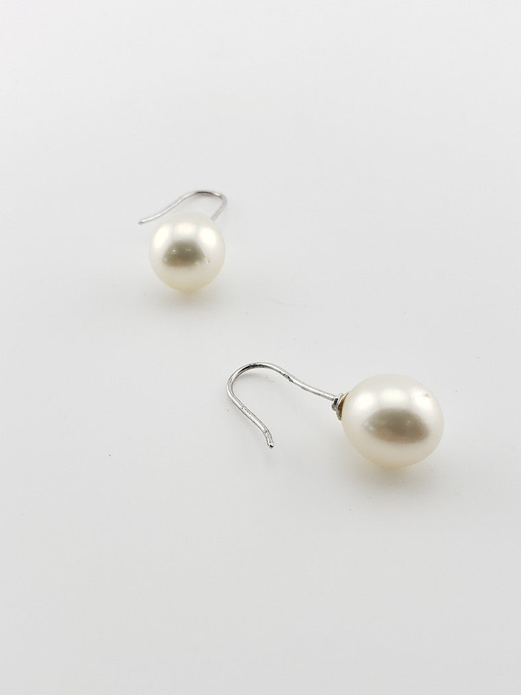 South Sea Pearl Hook Earring