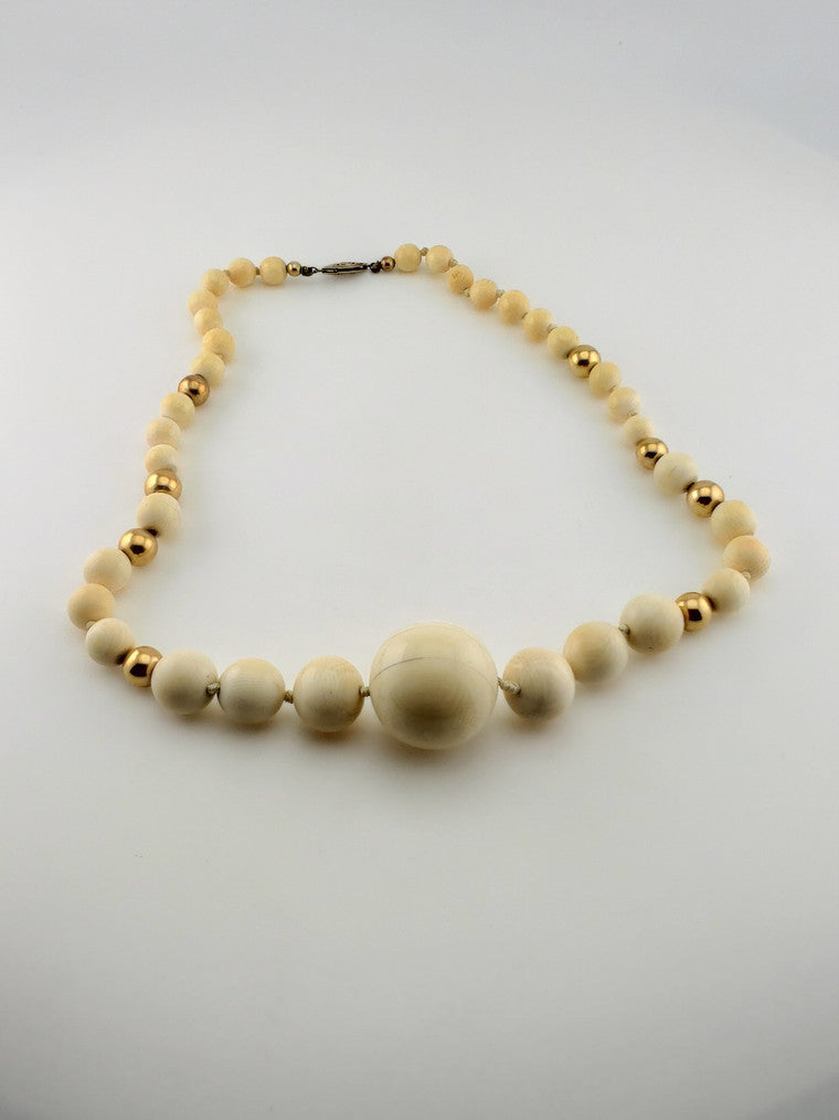 GF Bone Bead Strand