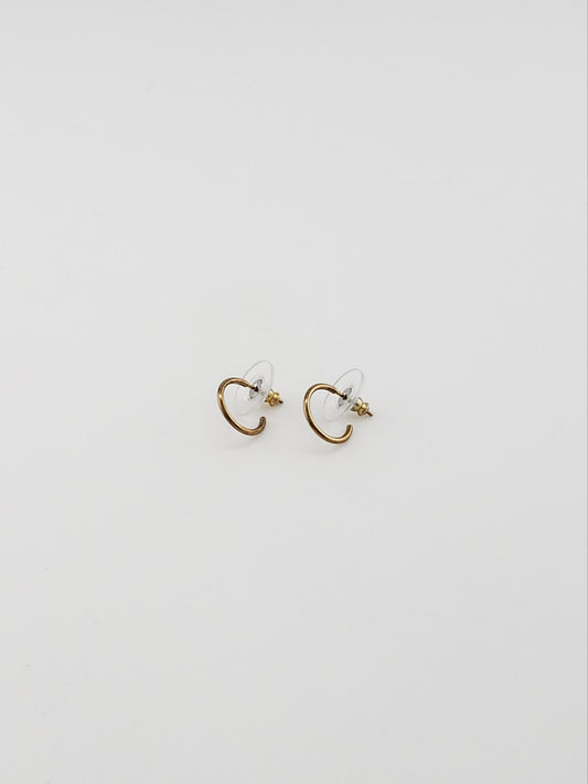 Half Circle Hoop Earrings