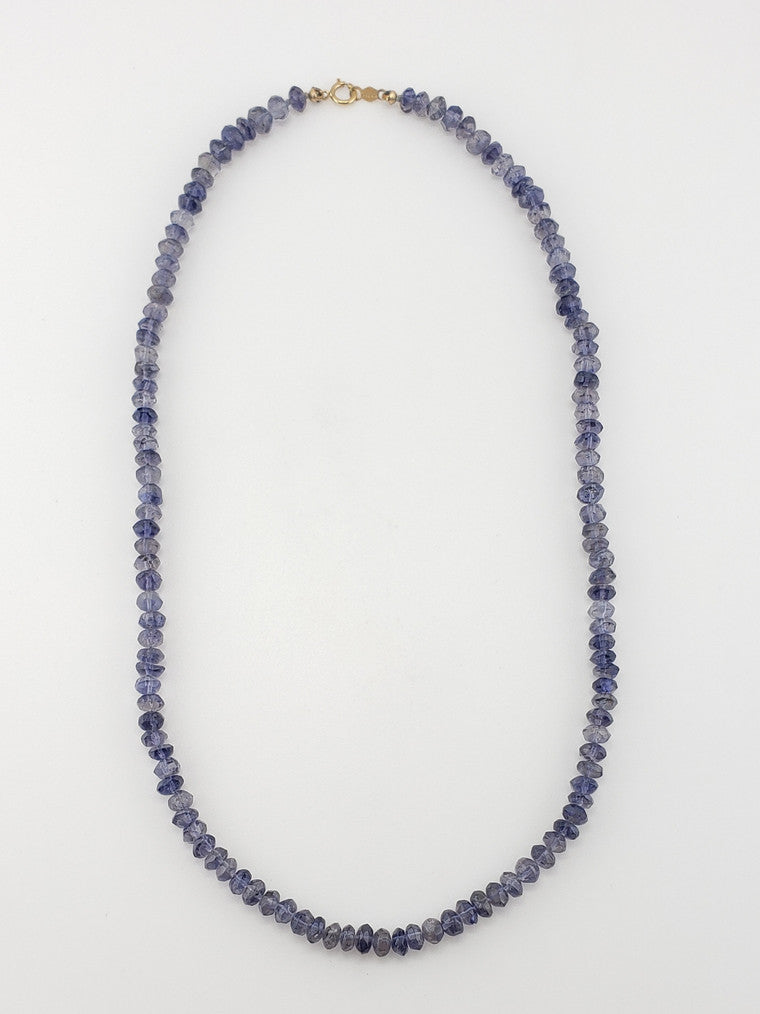 Faceted Iolite Strand - 16"
