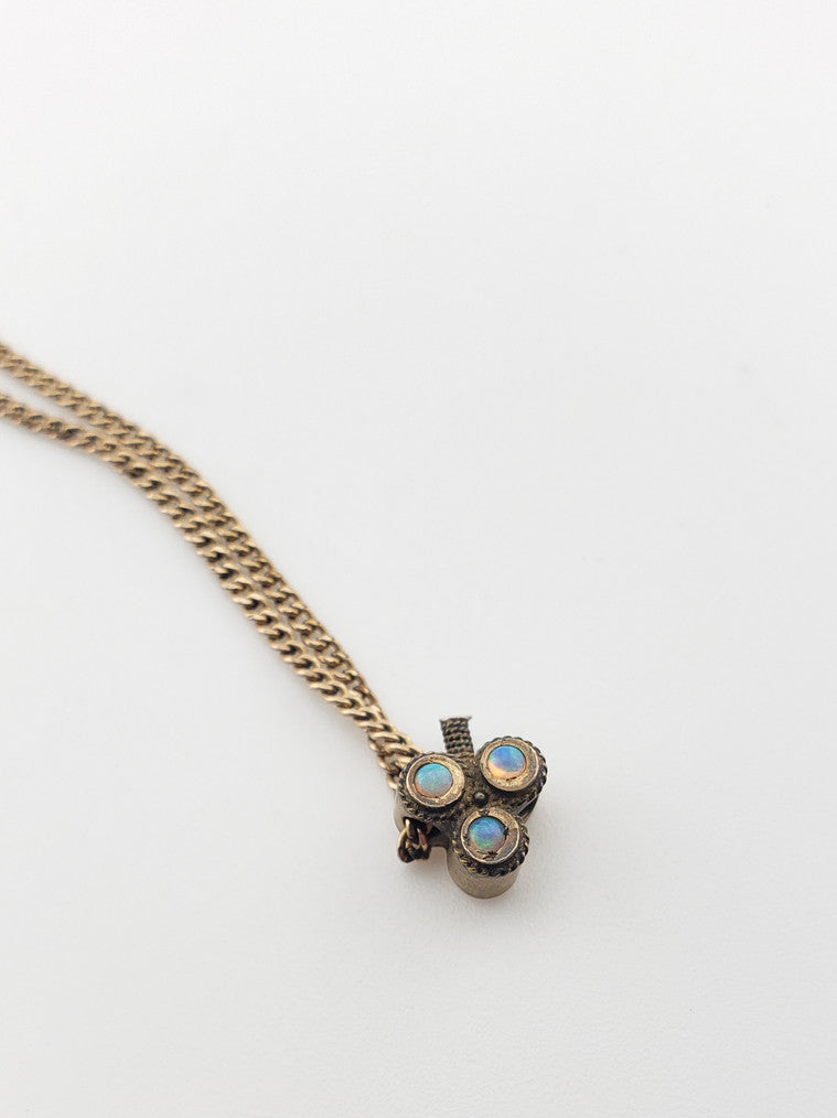 Opal Slide Gold Chain