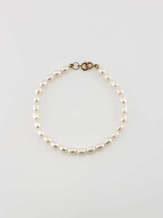Pearl Bracelet #8- Oval