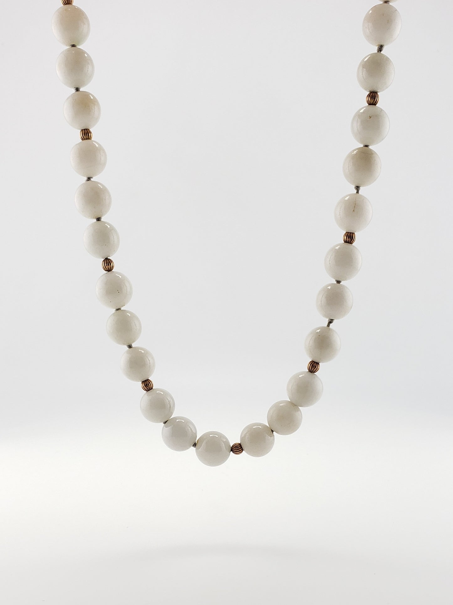 Mutton Fat Jadeite Strand