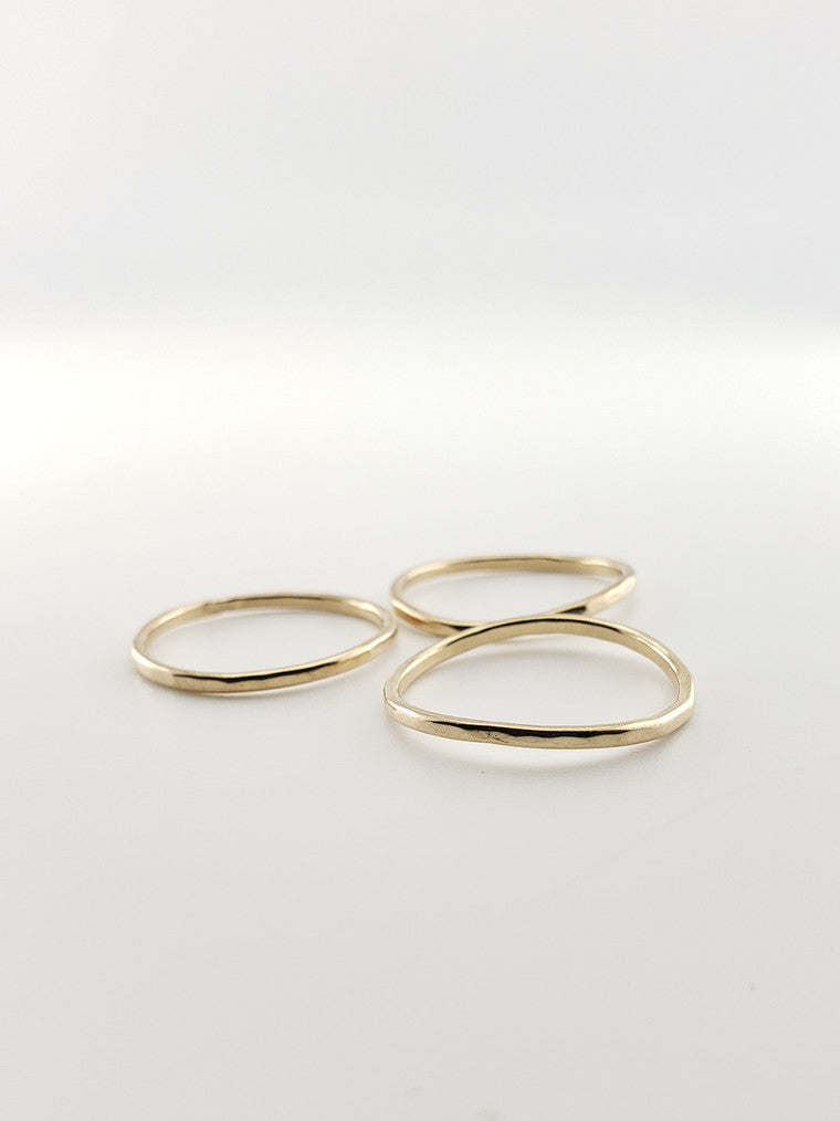 James Avery Gold Stackable Rings