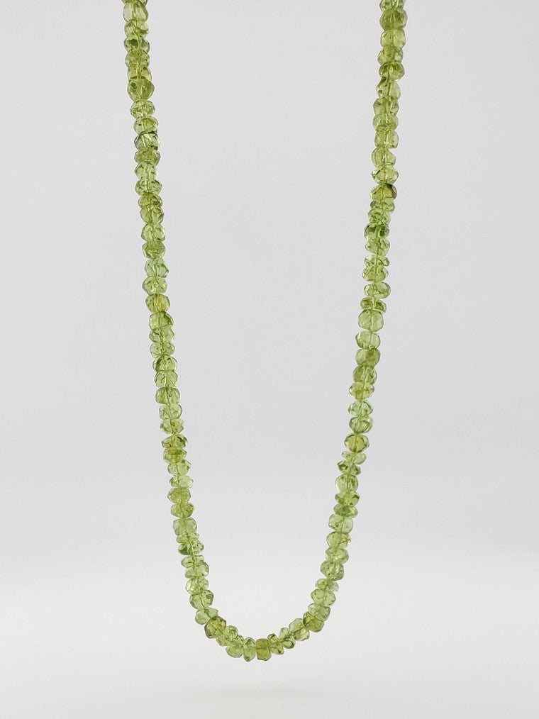 Faceted Peridot Strand