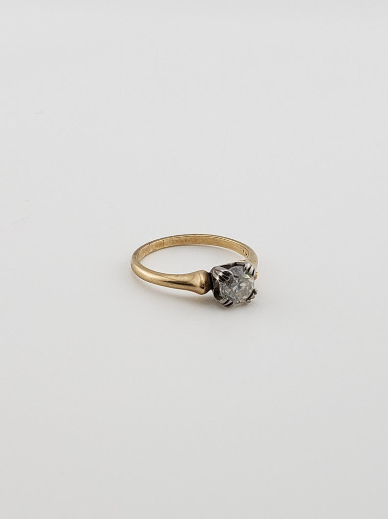 Solitaire CZ Ring