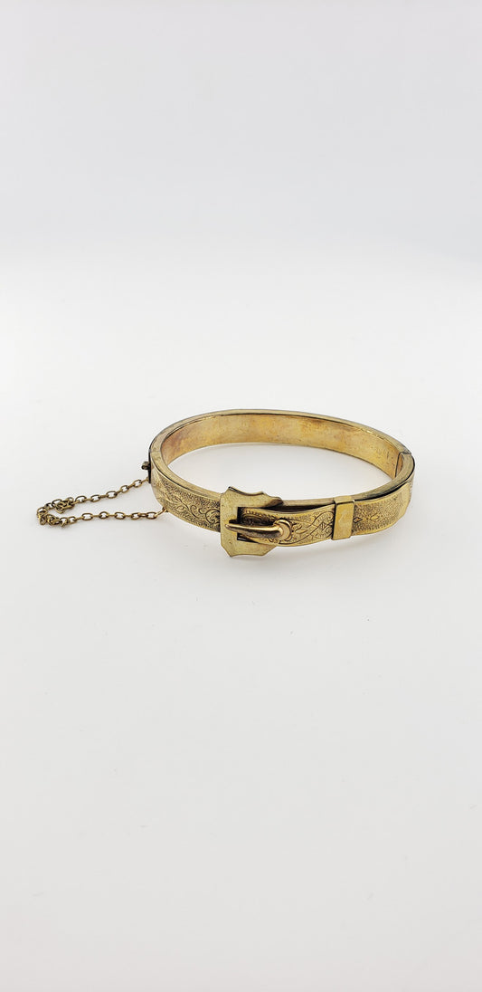 Victorian Engraved Bangle GF #2
