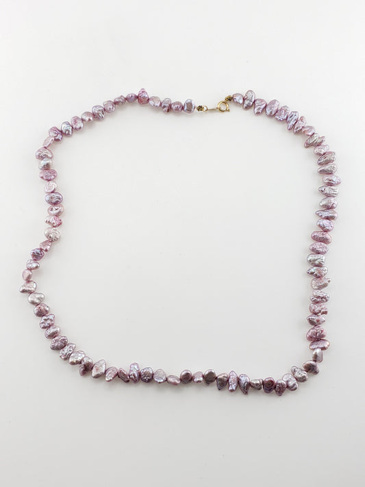 Pearl Strand #10 - Japanese Rice Pink and Lavender