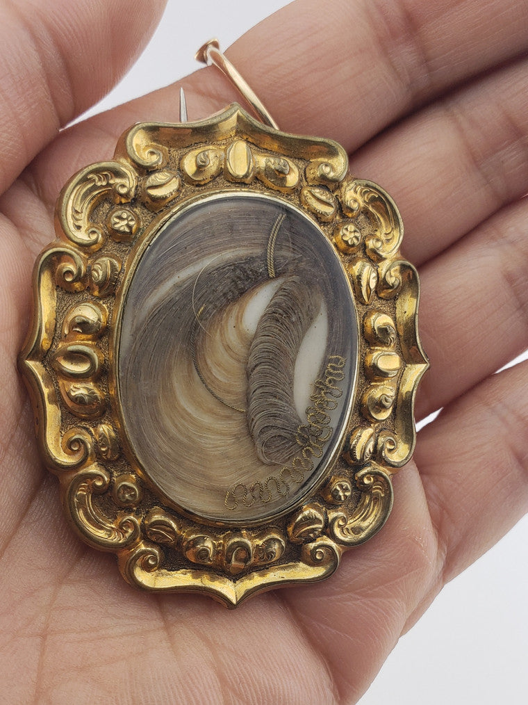 GF Victorian Hair Brooch