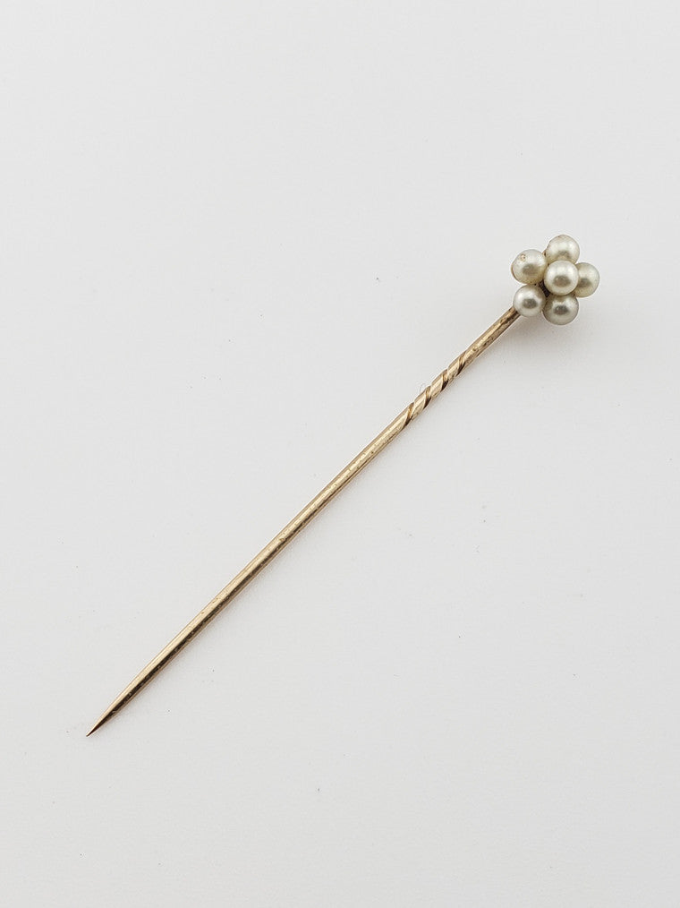 Flower Pearls Stickpin
