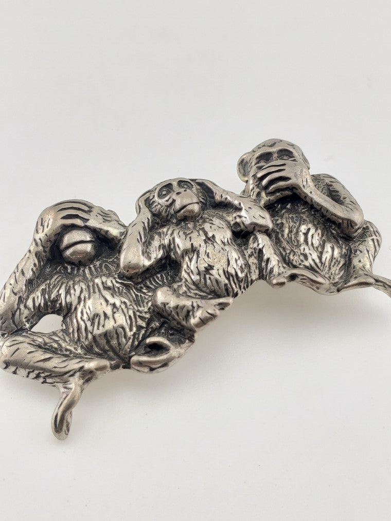 SS "Three Wise Monkeys" Pin