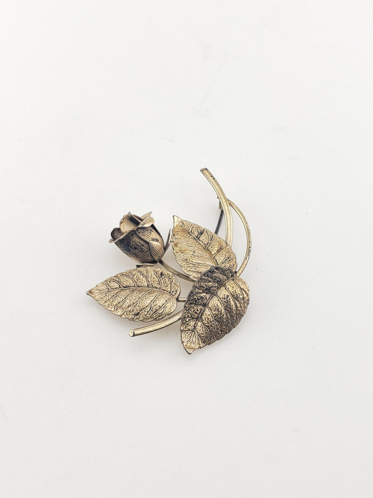 Gold Over Silver "Forstner" Pin