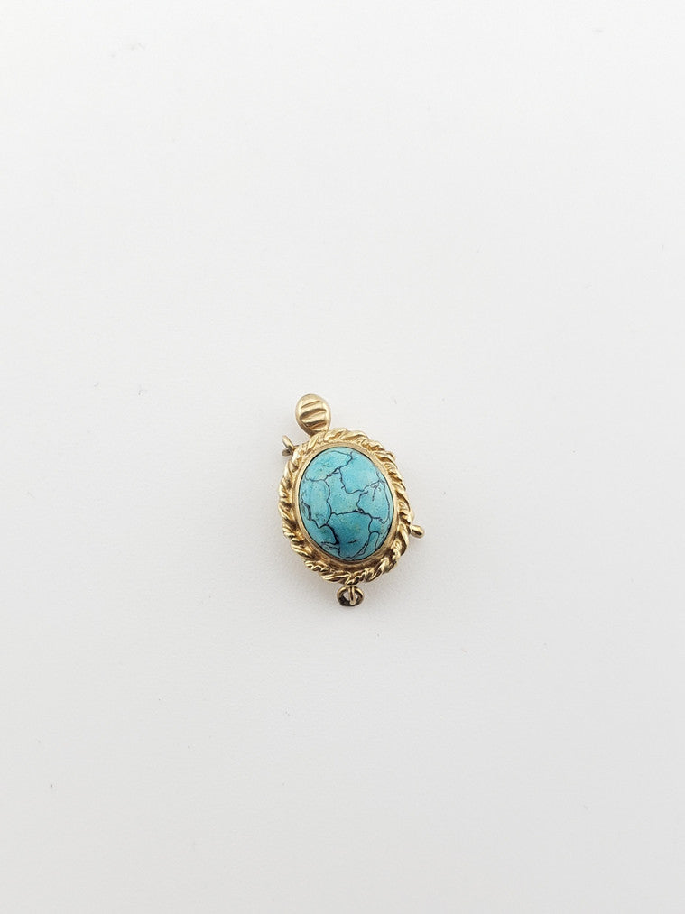 Turquoise Cab Clasp