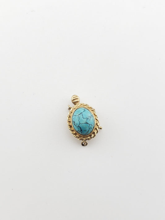 Turquoise Cab Clasp