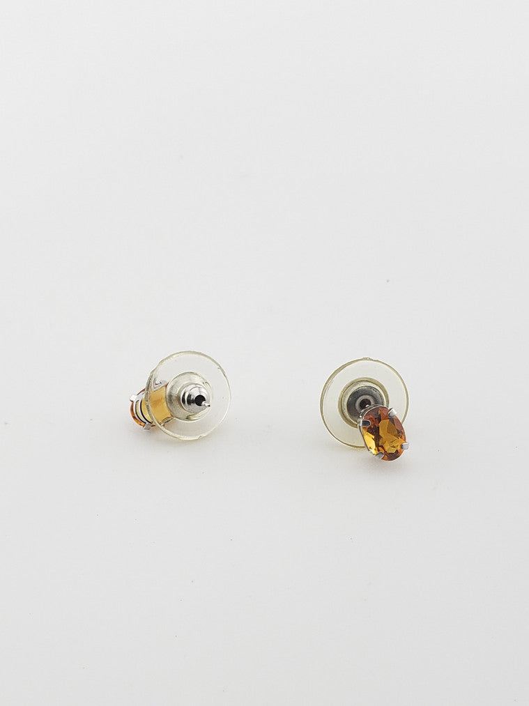 WG Gem Stud Earrings