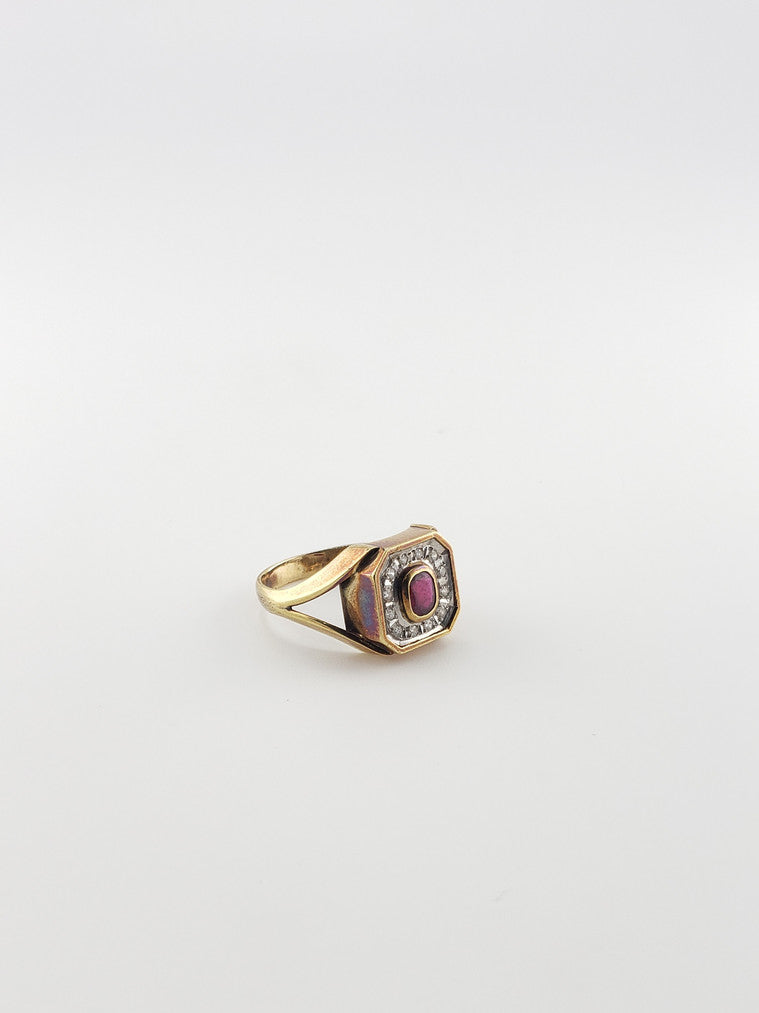 Art Deco Ruby Ring